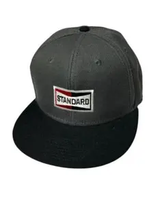 DELUXE STANDARD　CHAMPION モチーフ　キャップ グレー