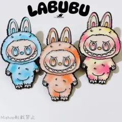 ラブブ LABUBU ピンバッジ ピンバッチ ピンズ エナジーシリーズ 3個
