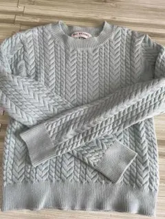 ミントグリーン ニット