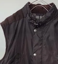 ZARA MAN ブラック ノースリーブ 異素材 ベスト