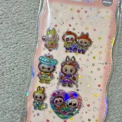 ラブブ　キラキラ立体シール　おすそ分け