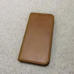 手帳型 iPhoneケース ブラウン
