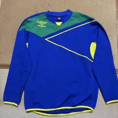 Umbro 長袖ピステ 青/緑/黄 ブラジルカラー L