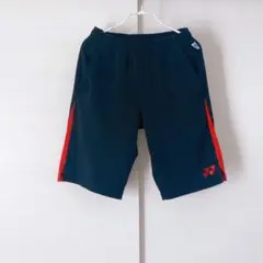 ヨネックス バドミントン ハーフパンツ ブラック レッド M ウエア YONEX