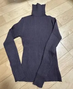 GRL タートルネック セーター パープル