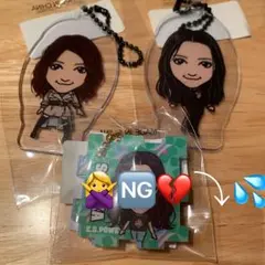 SAYAKAクリアチャームの2点セット