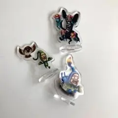 こびとづかん こびとマーケット アラシクロバネ　オオヒレカワコビト　アクスタ