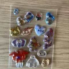 ディズニーキャラクターボンボンドロップシールおそそ分け