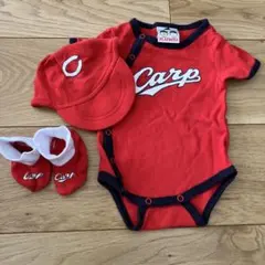 Carp カープ　赤ちゃん　半袖ロンパースのサムネイル