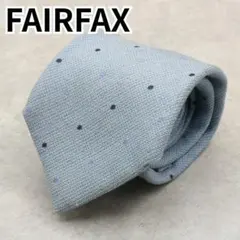 FAIRFAX ネクタイ ピンドット ストライプ調 丸柄 ハンドメイド 結婚式のサムネイル