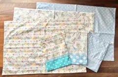 お*ち様 可愛い　お給食セット　ランチョンマット　40×60 巾着袋