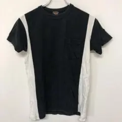 ハーレーダビッドソンHarley-Davidson ポケットTシャツ 黒 L