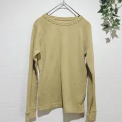 【シンプルイズベスト】大活躍！ワッフル生地の長袖Tシャツ（サイズ150）西松屋