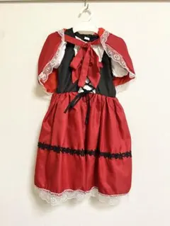 120cm ハロウィン衣装 子供 女の子 コスプレ 仮装 キッズ 赤ずきん