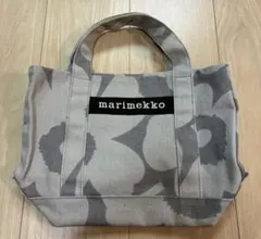 Marimekko⭐︎マリメッコ⭐︎ピエニ⭐︎ウニッコ⭐︎花柄⭐︎トートバック⭐︎グレー
