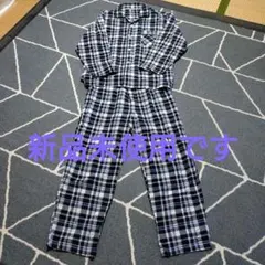 メンズ チェック柄 パジャマ 上下セット Mサイズ