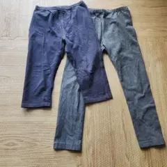 ユニクロキッズ　レギンス　2枚セット　サイズ120
