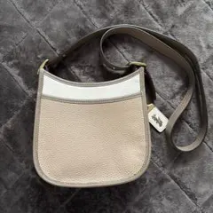 COACH ショルダーバッグ ベージュ ホワイト