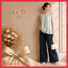 美品❤️iCB❤️アイシービー❤️シアー❤️レイヤード❤️ノースリーブ❤️幾何学柄❤️日本製❤️のサムネイル