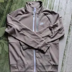 Nike ベージュ ジップアップジャージ