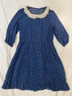 NICE CLAUPナイスクラップ ワンピース ネイビー