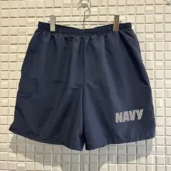 new balance トレーニングショーツ US NAVY アメリカ製 L