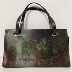 美品】ジャンポールゴルチエ Vサイバー ミニボストンバッグ ロゴ入り