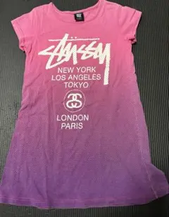 stussy world tour Ｔシャツ　ワンピース　130cmのサムネイル