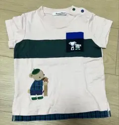 ファミリア 半袖Tシャツ 90cm チェック柄 車 クマ 男の子 - メルカリ