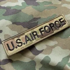 米空軍 U.S.AIR FORCE ミリタリー 刺繍 パッチ ワッペン カモフラ