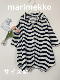 marimekko 花柄チュニック ブラウス　ネイビー×ホワイト marimekko 花柄チュニック ブラウス ネイビー×ホワイト 楽天市場