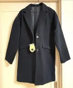 新品未使用タグ付き　グリーンパークス　メルトンチェスターコート　ネイビー
