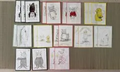 ヒグチユウコ マグネットの付属品24枚