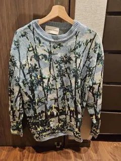 【新品】GU×beautiful people グラフィックニットプルオーバー