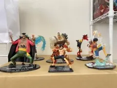 ONE PIECE フィギュア6体まとめ売り ルフィ エース マルコ 黒ひげ