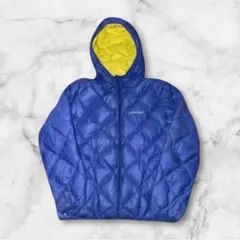 mont-bell リバーシブル ダウン ブルー/イエロー