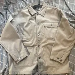 ベージュ コーデュロイ ジャケット