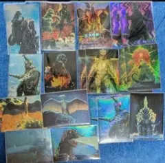 【当時物・激レア】ゴジラ アマダ クロミウム ホロカード 14枚＋ノーマルまとめ 当時物・激レア】ゴジラ アマダ クロミウム ホロカード 14枚＋ノーマル