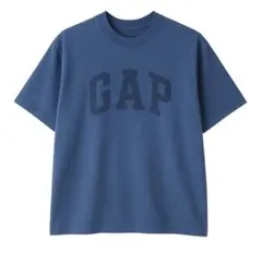Yeezy Gap Balenciaga Tシャツ ダークブルーS 短丈のサムネイル