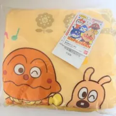 【新品未使用】アンパンマン　ひざ掛け毛布　黄色　約70cm×100cm