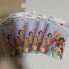 Disney プリンセス 貼ってはがせるシール帳5冊セット
