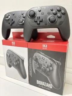 NintendoSwitch 2 Pro＆バイオハザードコントローラー 2セット