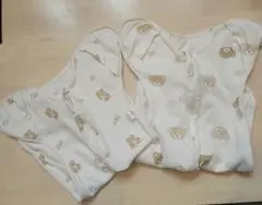 スワドルメリー Mサイズ 2着 クマ柄 綿100%