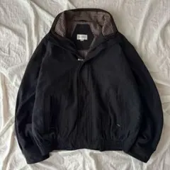 90s 裏地総柄 短丈 ブルゾン ノームコア シティボーイ アメカジ 古着
