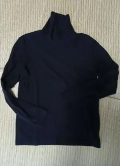 週末SALE！！！UNIQLO　ヒートテックフリースタートルネックT　ブラック