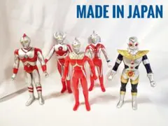 ウルトラマンフィギュア 5体セット 日本製 当時物
