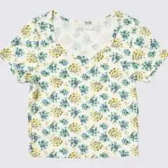 UNIQLO ポール&ジョー クロップドUT グラフィックTシャツのサムネイル