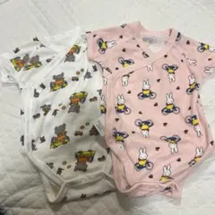 60短袖ボディスーツ 2枚セット