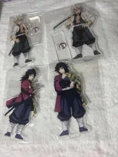 鬼滅の刃 不死川実弥 冨岡義勇 アクリルスタンド 4点セット