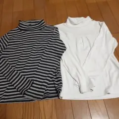 女の子 タートルネック